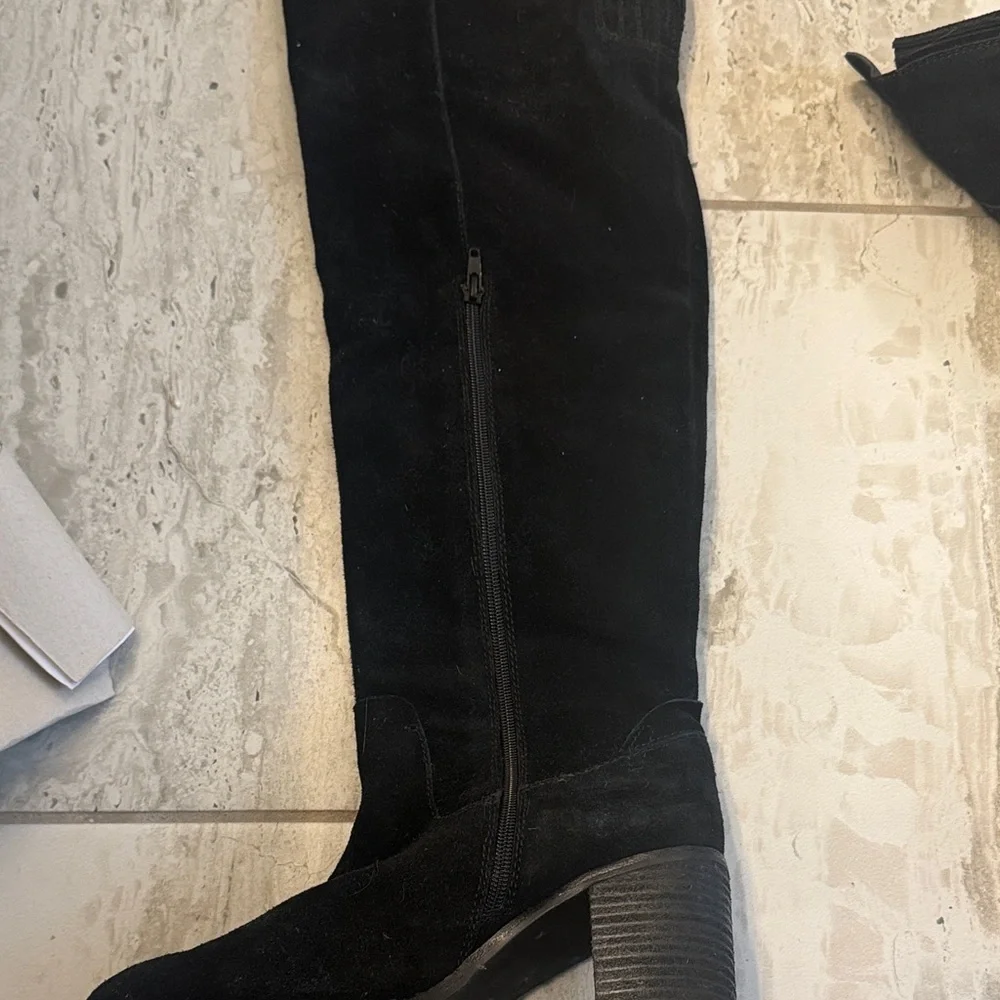 Jeffrey Campbell Black Over the Knee Boots - Picture 5 of 5